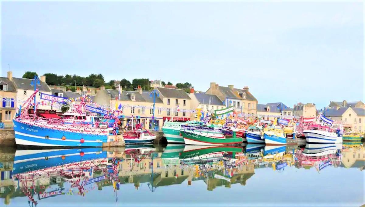 Willa Maison Des Palmiers - Bord De Mer Et Campagne Port-en-Bessin-Huppain Zewnętrze zdjęcie